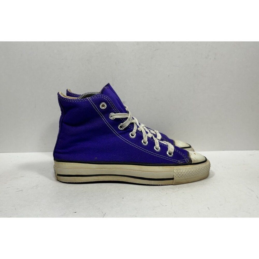 Vintage Converse All Star Chuck Taylor Purple High Top Made in USA Mens Size‎ 5